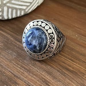 Sterling Silver Blue Lapis Ring